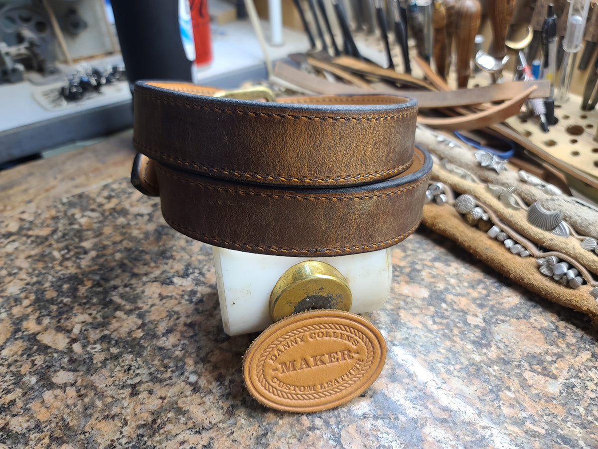 Badlands Elk Belt – Danny Collins Custom Leather