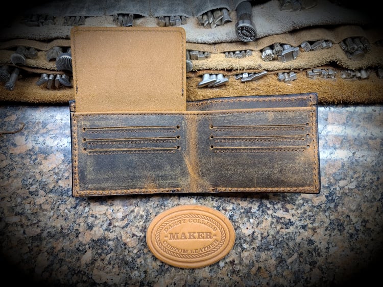 Badlands Bison Minimalist wallet, Front Pocket Wallet, Money clip wall –  Danny Collins Custom Leather