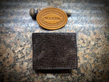 Hippo Leather Bi fold wallet, Leather wallet, Exotic Leather wallet