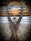 Crazy Horse Buffalo Leather Belt Western Diamondback Rattlesnake Inlay