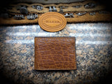 Shrunken Bison Bi fold wallet, Buffalo Leather Wallet, Men's Wallet