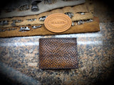 Beaver Tail Wallet with ID, Leather bifold wallet