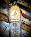Dont Tread On Me Rifle Sling. Rattlesnake and buffalo Rifle sling.