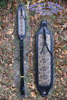 Black Buffalo Conway Rifle Sling with Rattlesnake Inlay