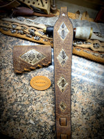 Badlands Bison Rifle Sling with Rattlesnake Inlay