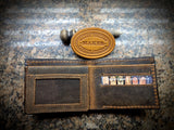 Hippo Leather Bi fold wallet, Leather wallet, Exotic Leather wallet