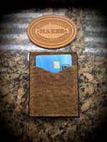 Badlands Bison Minimalist wallet, Front Pocket Wallet, Money clip wallet, Card Wallet