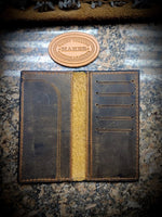 Bison Checkbook Wallet, Bison Roper wallet, Bison Long Wallet, Leather Wallet, Men's Wallet