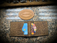 Badlands Bison Minimalist wallet, Front Pocket Wallet, Money clip wallet, Card Wallet
