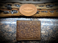 Badlands Bison Wallet, Leather bifold wallet