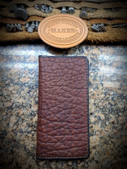 Bull Hide Roper Wallet with ID, Checkbook Wallet with ID
