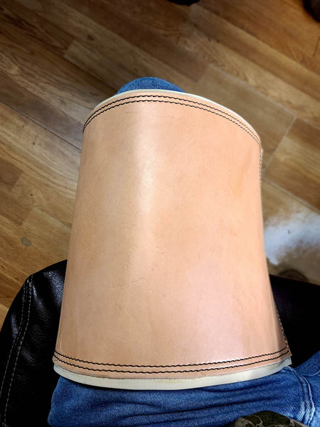 Leg Pad, Flint Knapping – Danny Collins Custom Leather