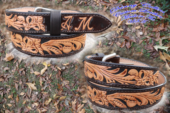 Custom leather belt to match your horse’s tack