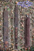 Buffalo leather slim line rifle sling, Rifle sling, slim line sling