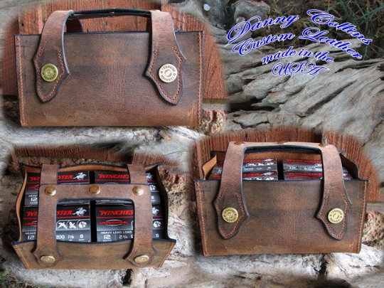 Leather Shotgun Shell Pouch